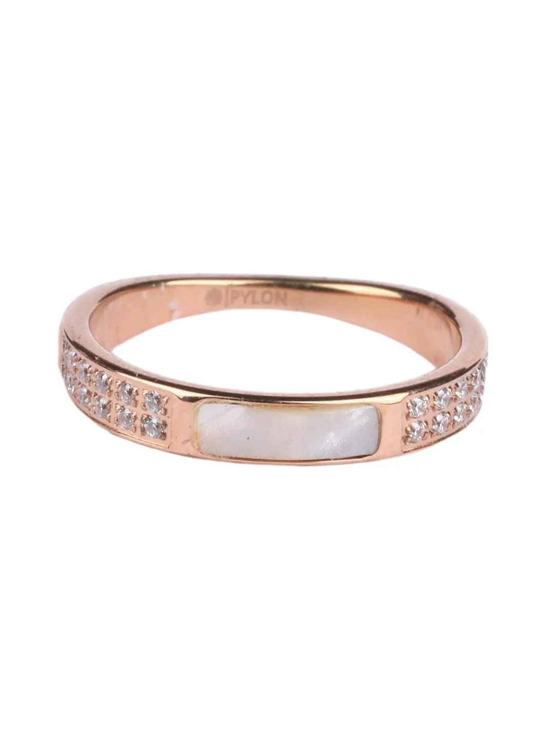 Bottom View of Luxury RoseGold Ring