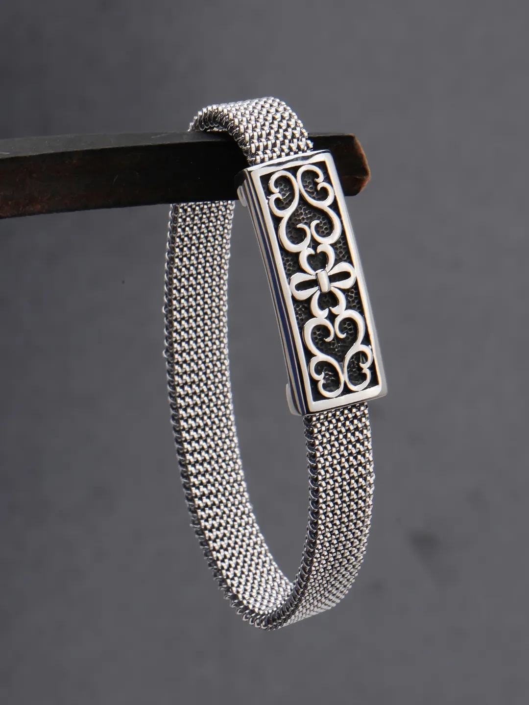 Silver-Draco-Bracelet