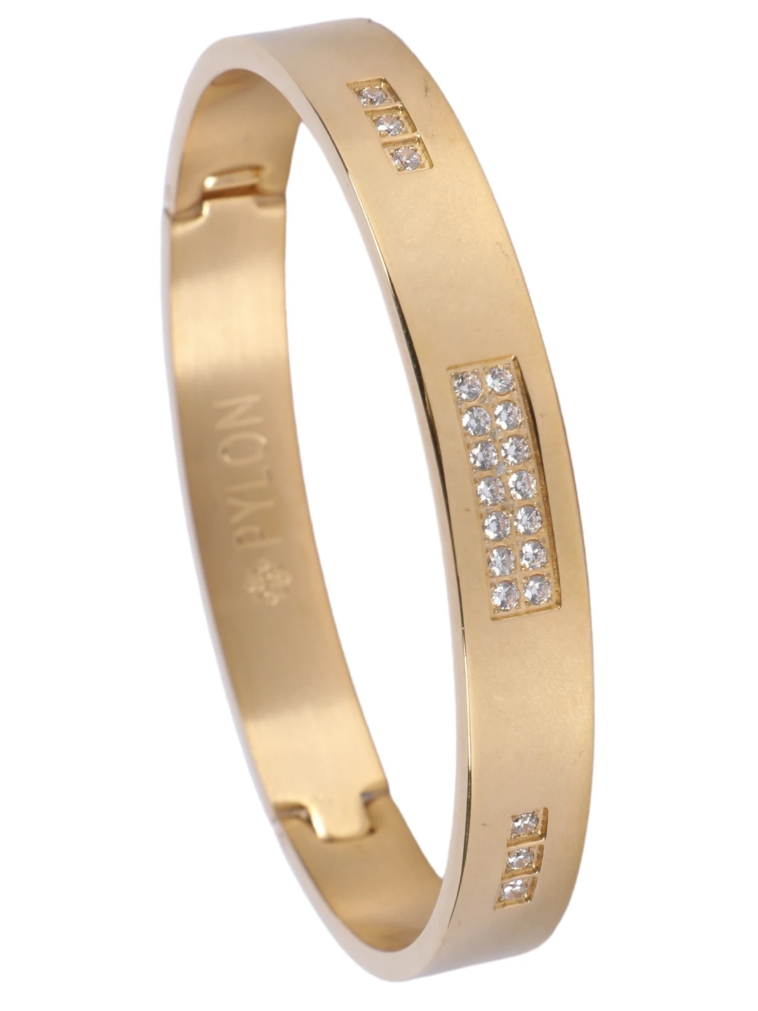 Back Image of Golden rectangular Radiance Cuff