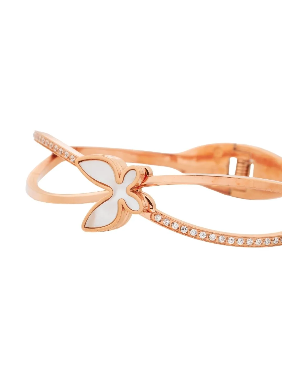 Upper View of Rose Gold Majestic Cuff