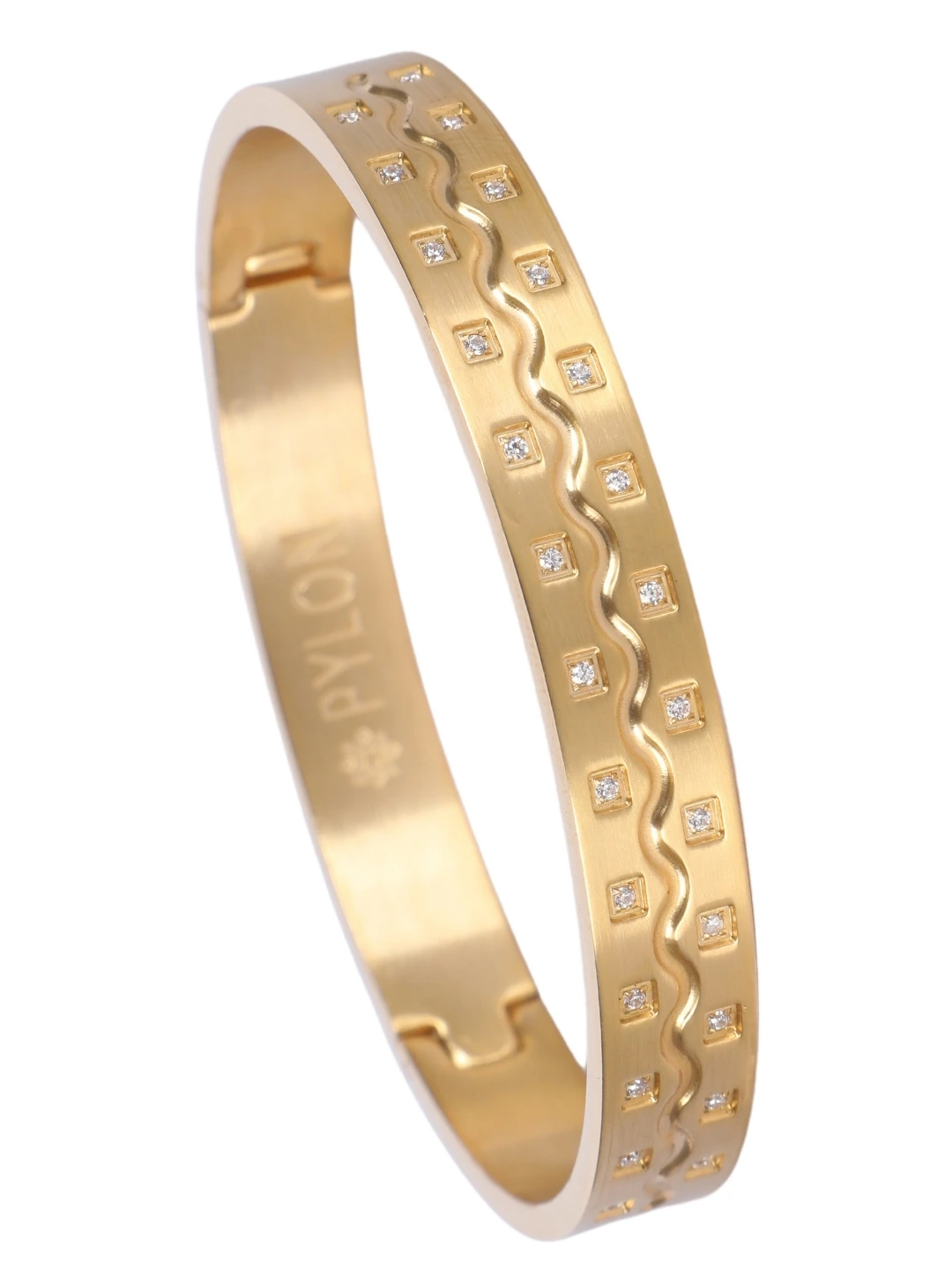 Back Image of Nautica Band in gold