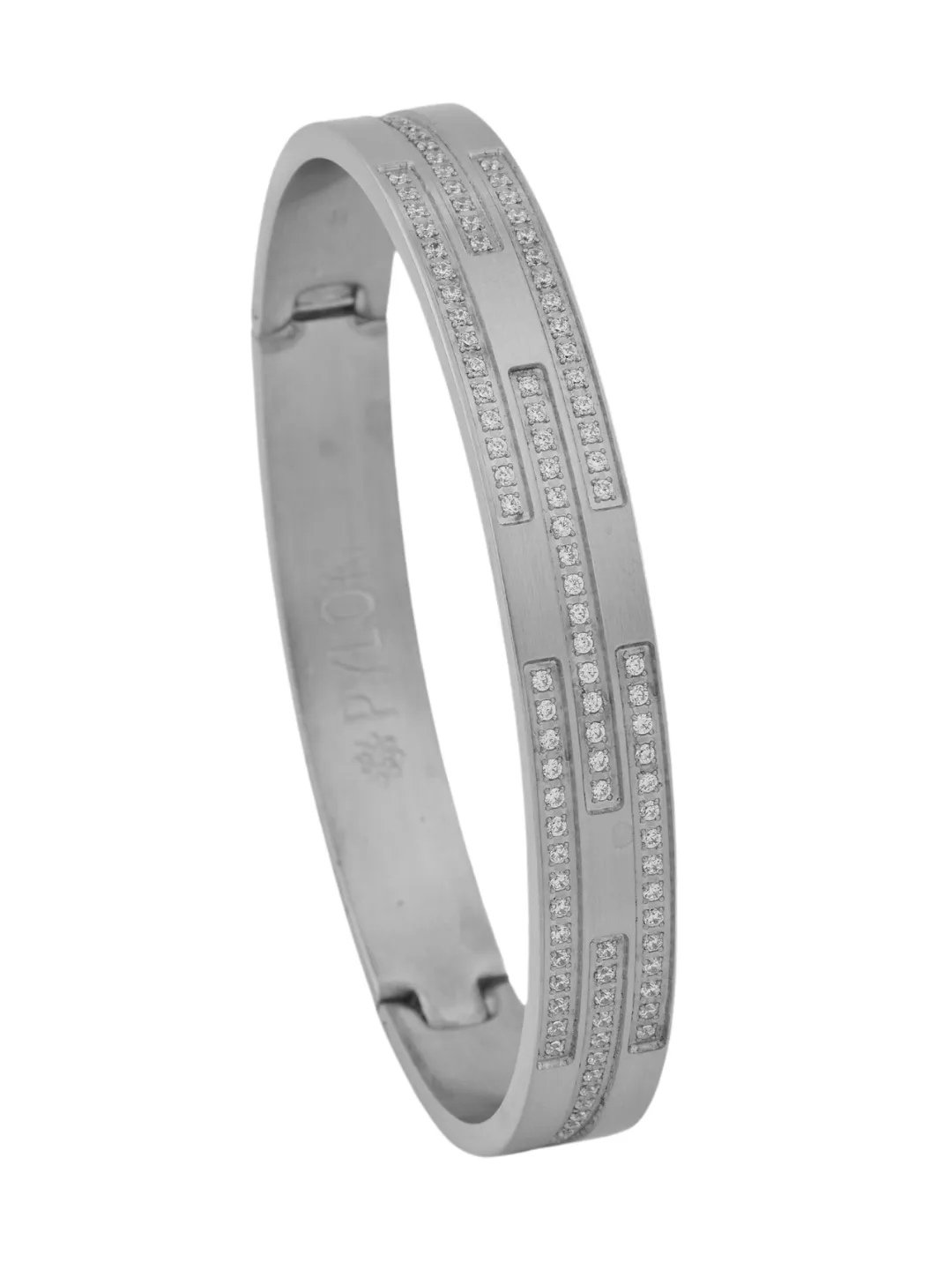 Back Image of Wrist Forge Kada In Silver