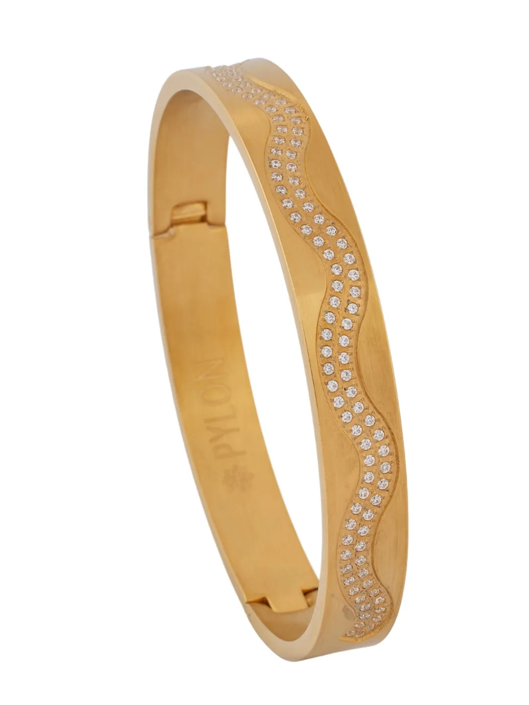 Back Image of Waveform Kada in gold