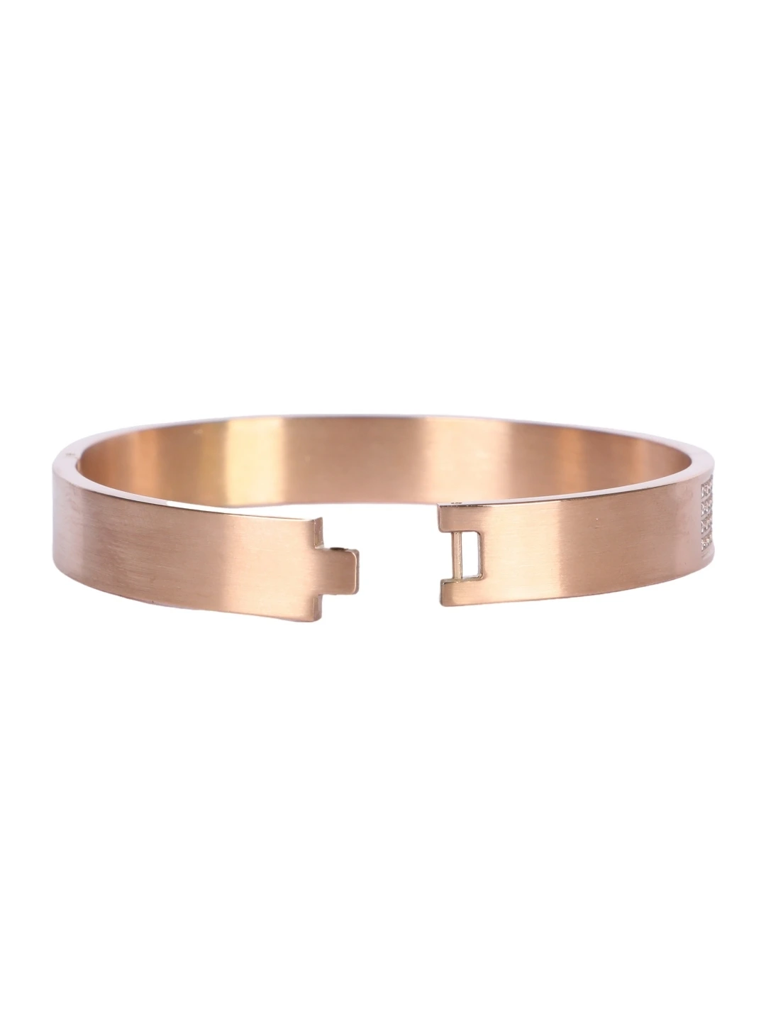 Ground Image of Squared Bracelet in Rose gold