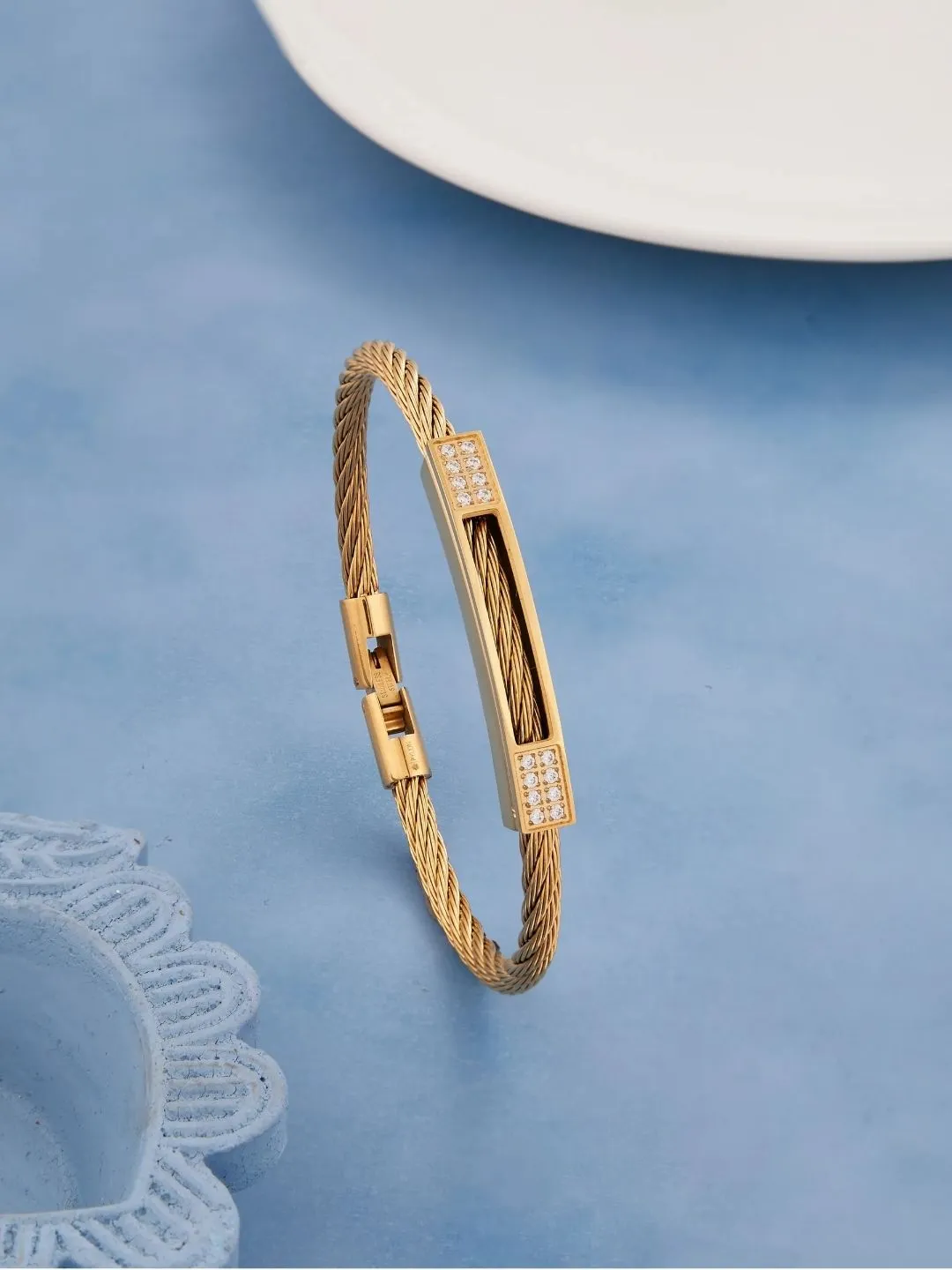  Gold Netux Cuff