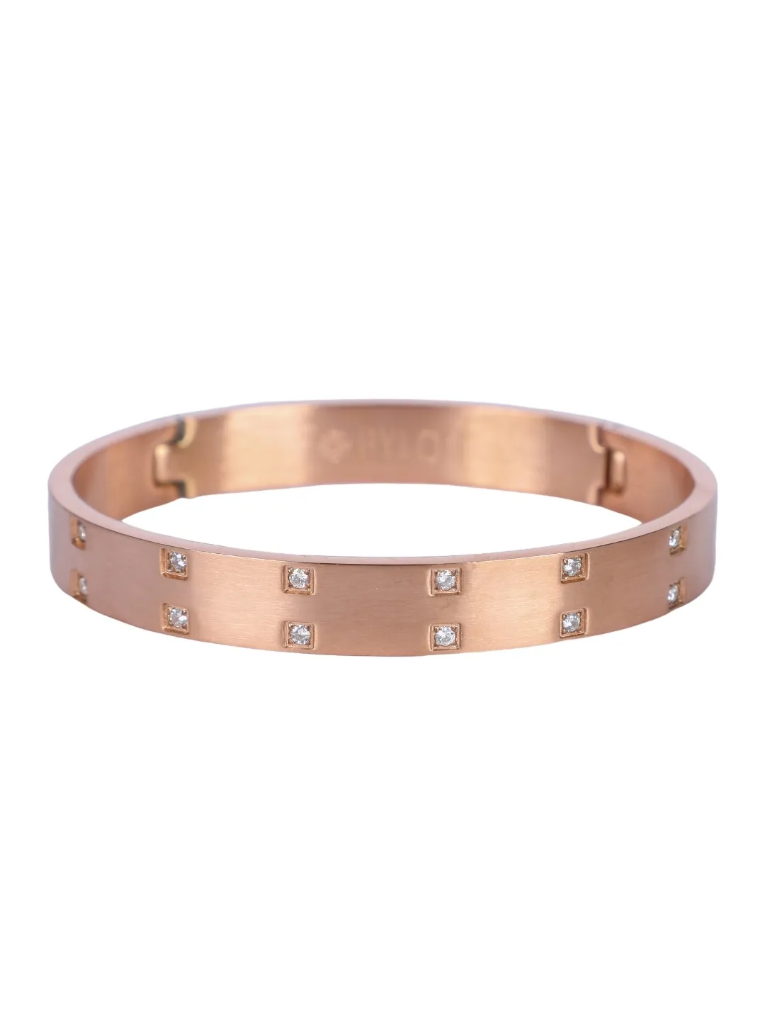 Bottom View of Maverick Cuff in rose gold